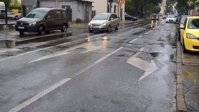 Ulica Wólczańska przy zbiegu z al. Mickiewicza (na razie jednokierunkowa) Ulica Wólczańska przy zbiegu z al. Mickiewicza (na razie jednokierunkowa) - fot. Wojciech Markiewicz / UMŁ