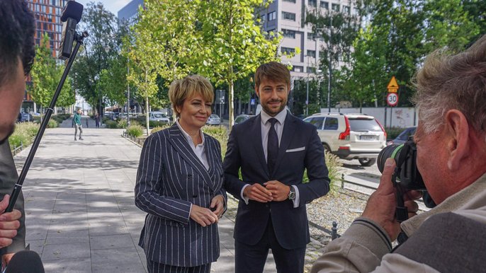 Prezydent Hanna Zdanowska i Adam Pustelnik Prezydent Hanna Zdanowska i Adam Pustelnik - fot. Grzegorz Sikora / UMŁ