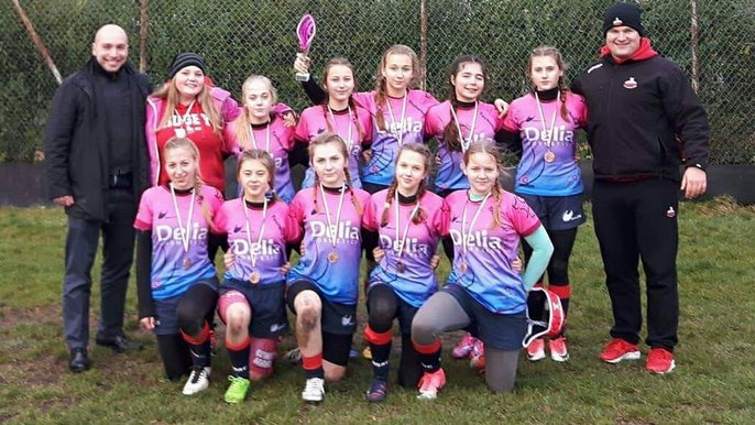 Atomówki BBRC z trenerami reprezentacji Polski - Łukaszem Kościelniakiem i Arkadiuszem Mąkiną 