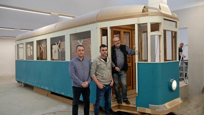 Model tramwaju Lilpop będzie częścią ekspozycji na stałej wystawie poświęconej upamiętnieniu historii tragicznego zakończenia działania więzienia na Radogoszczu w okresie okupacji hitlerowskiej. Model tramwaju Lilpop będzie częścią ekspozycji na stałej wystawie poświęconej upamiętnieniu historii tragicznego zakończenia działania więzienia na Radogoszczu w okresie okupacji hitlerowskiej. - fot. Muzeum Tradycji Niepodległościowych