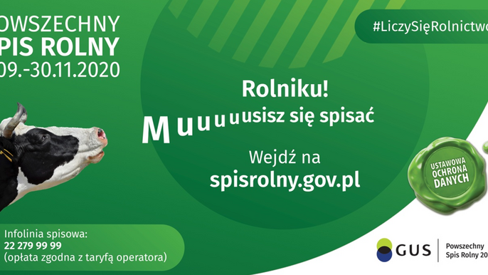 Powszechny Spis Rolny - baner Powszechny Spis Rolny - baner