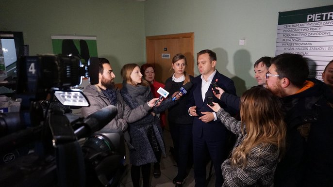Konferencja prasowa wiceprezydent Tomasza Treli Konferencja prasowa wiceprezydent Tomasza Treli - fot. Monika Pawlak / UMŁ