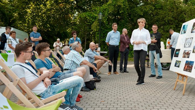 Letni chill z Prezydent Łodzi Hanną Zdanowską - fot. Sebastian Glapiński