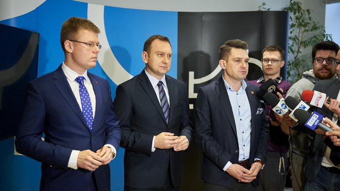 Od lewej: Adam Wieczorek, Tomasz Trela, Marcin Gołaszewski Od lewej: Adam Wieczorek, Tomasz Trela, Marcin Gołaszewski - fot. Radosław Jóźwiak / UMŁ