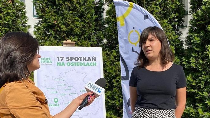 Agata Burlińska z Biura ds. Partycypacji Społecznej UMŁ Agata Burlińska z Biura ds. Partycypacji Społecznej UMŁ