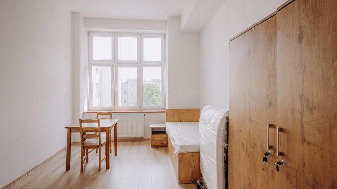 Mieszkania treningowe dla osób w kryzysie bezdomności przy ul. Pogonowskiego 34. Mieszkania treningowe dla osób w kryzysie bezdomności przy ul. Pogonowskiego 34.