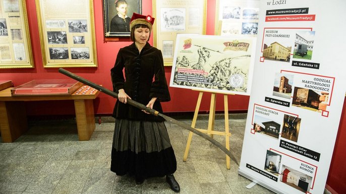 Marta Gębalska jako Maria Piotrowiczowa. Kostium z zasobow Łódzkiego Centrum Filmowego Marta Gębalska jako Maria Piotrowiczowa. Kostium z zasobow Łódzkiego Centrum Filmowego - fot. Radosław Jóźwiak / UMŁ