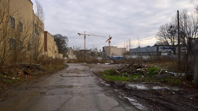 Tu w przyszłości będzie prowadziła ul. Nowotargowa Tu w przyszłości będzie prowadziła ul. Nowotargowa - fot. Wojciech Markiewicz / UMŁ