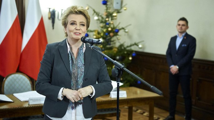 Prezydent Hanna Zdanowska życzyła, żeby to był dobry rok dla Łodzi i regionu Prezydent Hanna Zdanowska życzyła, żeby to był dobry rok dla Łodzi i regionu - fot. Radosław Jóźwiak / UMŁ