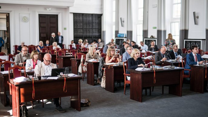 Sesja Rady Miejskiej w Łodzi Sesja Rady Miejskiej w Łodzi - fot. z arch. UMŁ