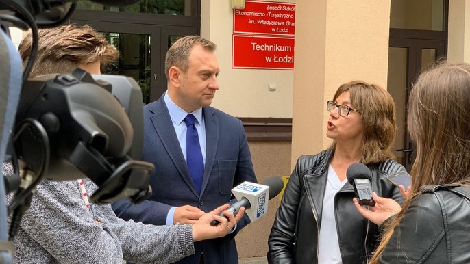 Było gimnazjum, jest "zawodówka" Było gimnazjum, jest "zawodówka" - fot. Monika Pawlak / UMŁ
