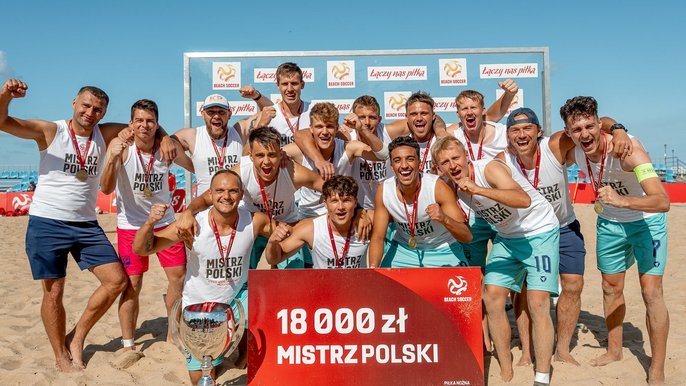  - zespół KP Łódź po zdobyciu Mistrzostwa Polski