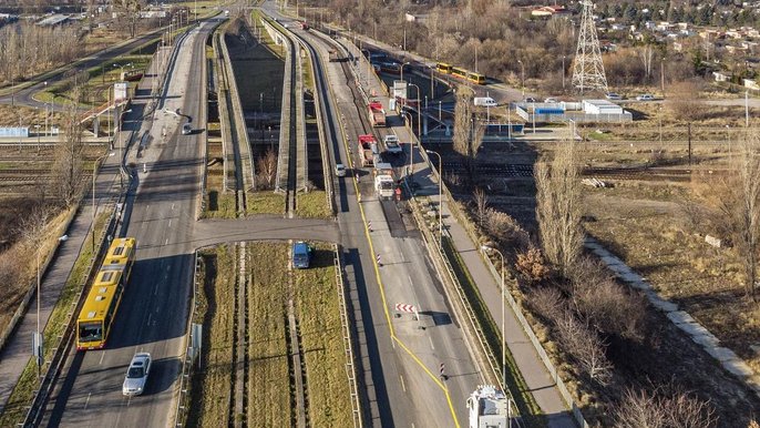 Rozpoczynamy remont wiaduktu na ul. Dąbrowskiego Rozpoczynamy remont wiaduktu na ul. Dąbrowskiego - fot. Stefan Brajter / mat. UMŁ