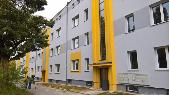 W budynku przy ul. Rogozińskiego 15 miasto przygotowało 101 nowych lokali socjalnych W budynku przy ul. Rogozińskiego 15 miasto przygotowało 101 nowych lokali socjalnych - fot. Wojciech Markiewicz / UMŁ