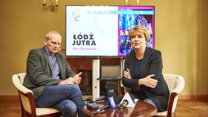 Prezydent Łodzi Hanna Zdanowska oraz wiceprezydent Wojciech Rosicki Prezydent Łodzi Hanna Zdanowska oraz wiceprezydent Wojciech Rosicki - fot. Radosław Jóźwiak / UMŁ