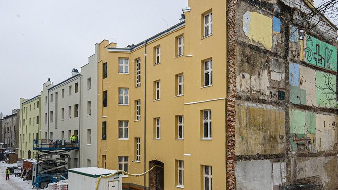 Kamienice przy ulicy Włókienniczej Kamienice przy ulicy Włókienniczej