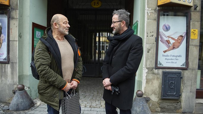 Jan Jakub Kolski i Krzysztof Piątkowski Jan Jakub Kolski i Krzysztof Piątkowski - fot. Radosław Jóźwiak / UMŁ