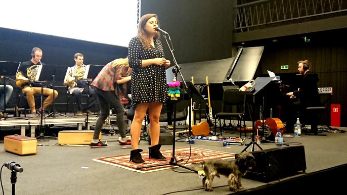 Monika Borzym na próbie przed koncertem inaugurującym 11. LAJ - fot. UMŁ