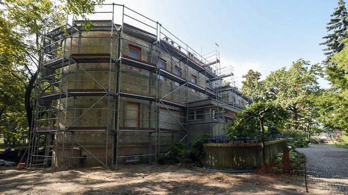 Trwa remont modernistycznej willi Karola Plihala Trwa remont modernistycznej willi Karola Plihala - fot. Paweł Łacheta / UMŁ