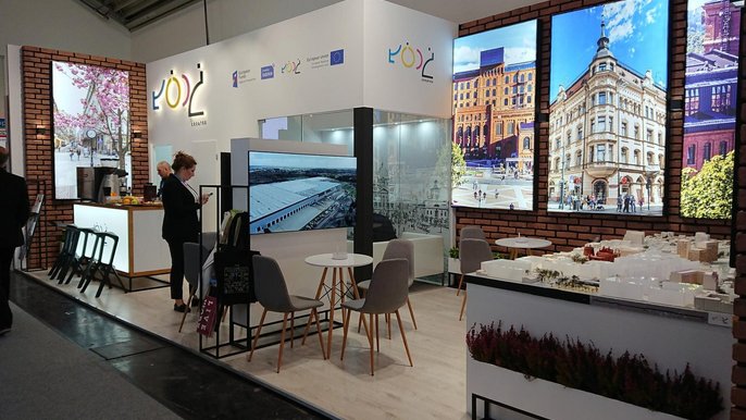 Łódź na Międzynarodowych Targach Inwestycyjnych i Nieruchomości w Monachium - fot. z arch. UMŁ
