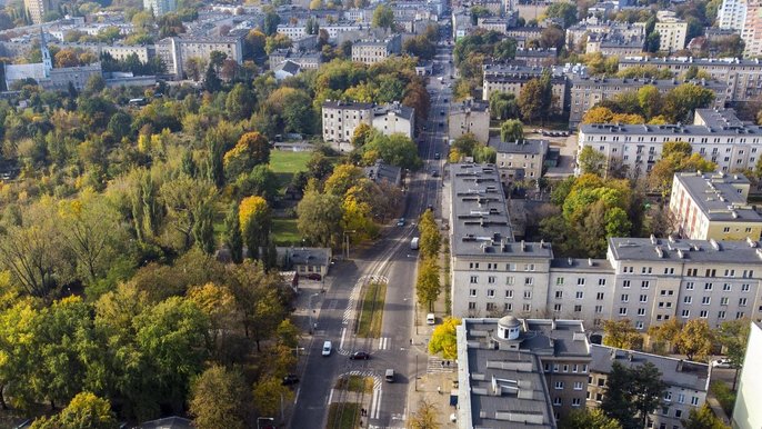 Ulica Wojska Polskiego - fot. Archiwum UMŁ