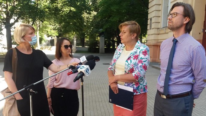 Berenika Bardzka, dyrektor Wydziału Edukacji UMŁ i Jarosław Pawlicki, wicedyrektor Wydziału Edukacji Berenika Bardzka, dyrektor Wydziału Edukacji UMŁ i Jarosław Pawlicki, wicedyrektor Wydziału Edukacji - fot. Monika Pawlak / UMŁ