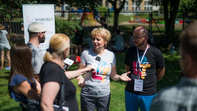 Rozpoczęła się 8. edycja Międzynarodowego Festiwalu Wolontariatu Kontakt Łódź, organizowanego przez Fundację Tomy, przy współpracy z Urzędem Miasta Łodzi. Rozpoczęła się 8. edycja Międzynarodowego Festiwalu Wolontariatu Kontakt Łódź, organizowanego przez Fundację Tomy, przy współpracy z Urzędem Miasta Łodzi. - fot. Witold Ancerowicz