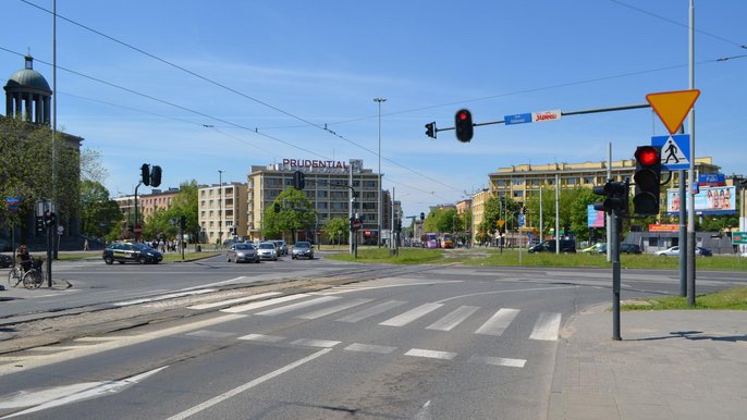 Rondo Solidarności w Łodzi - fot. ZDiT