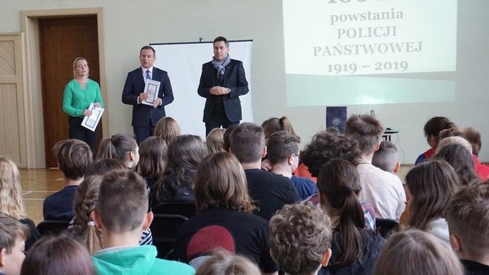 Niecodzienna lekcja historii poświęcona Policji Państwowej Niecodzienna lekcja historii poświęcona Policji Państwowej - fot. Monika Pawlak / UMŁ