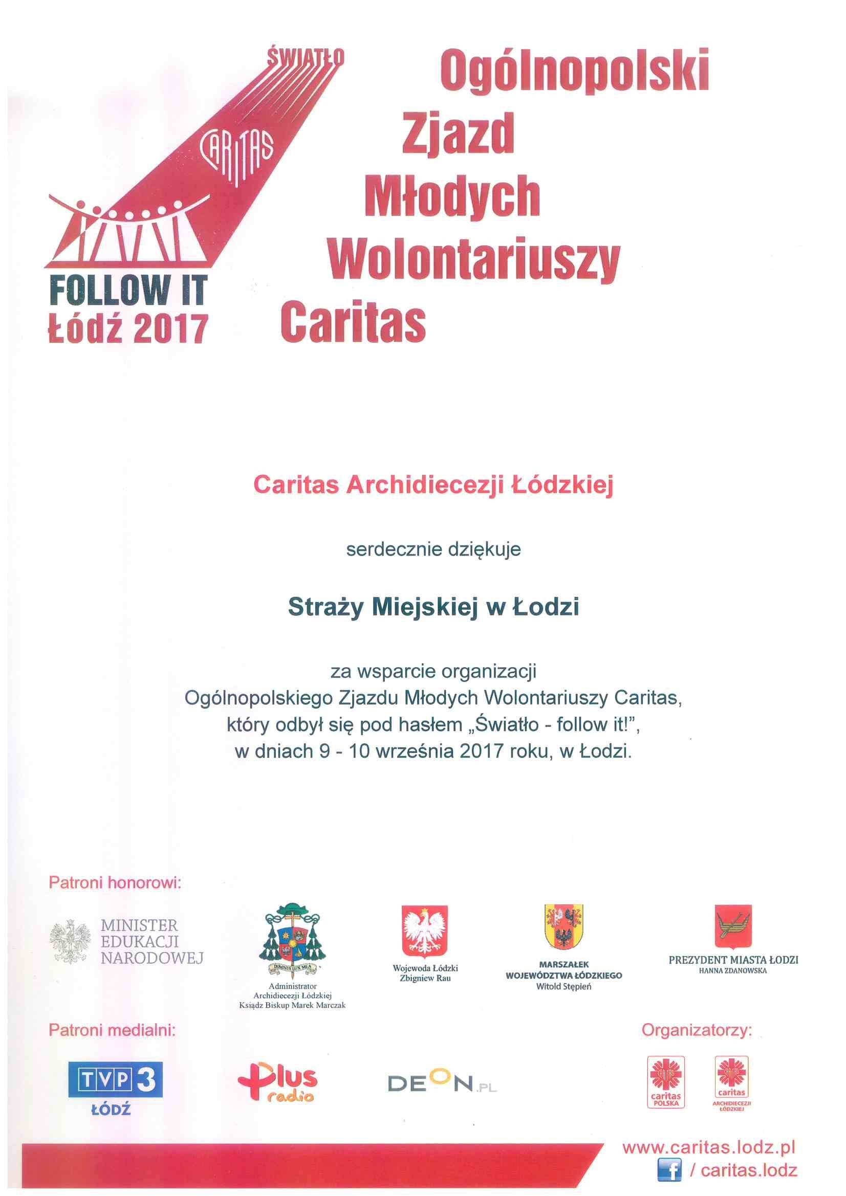 Ogólnopolski Zjazd Młodych Wolontariuszy Caritas 