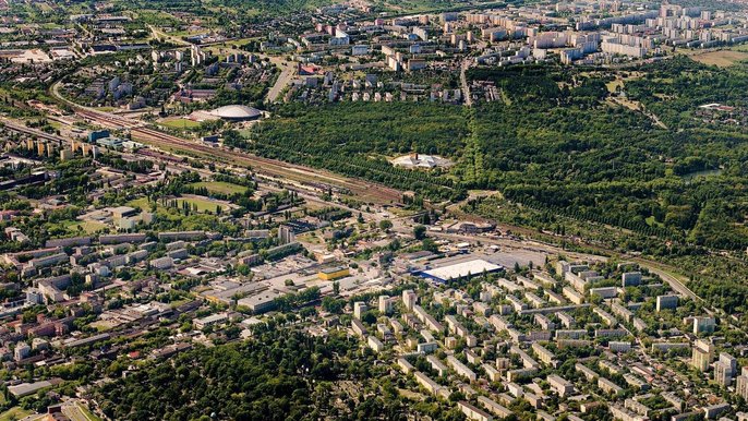 Ortofotomapa dostępna jest na stronie mapa.lodz.pl Ortofotomapa dostępna jest na stronie mapa.lodz.pl - mat. arch. UMŁ