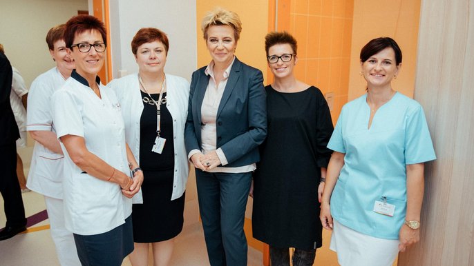 Otwarcie oddziału Chorób Wewnętrznych i Kardiologii w szpitalu im. Jonschera Otwarcie oddziału Chorób Wewnętrznych i Kardiologii w szpitalu im. Jonschera - fot. Radosław Żydowicz / UMŁ