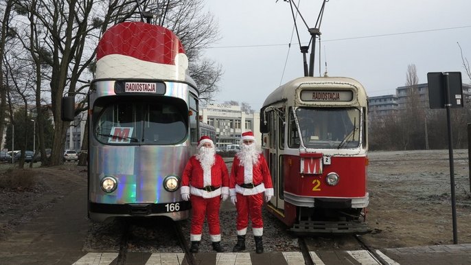 Tylko dziś Mikołajkowe Tramwaje kursują po Łodzi Tylko dziś Mikołajkowe Tramwaje kursują po Łodzi - mat. MPK Łódź