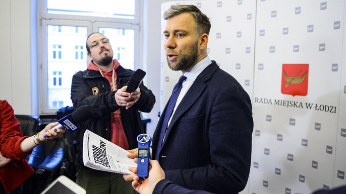 Bartosz Domaszewicz, radny RM w Łodzi Bartosz Domaszewicz, radny RM w Łodzi - fot. Radosław Jóźwiak