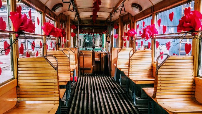 Dla spragnionych wrażeń – MPK proponuje „Walentykowe Tramwaje” Po raz pierwszy, będą kursowały w Łodzi aż 3 walentykowe tramwaje, w godzinach 18.00 – 21.00 Dla spragnionych wrażeń – MPK proponuje „Walentykowe Tramwaje” Po raz pierwszy, będą kursowały w Łodzi aż 3 walentykowe tramwaje, w godzinach 18.00 – 21.00 - fot. MPK
