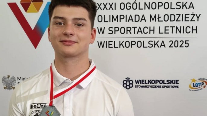  - Mariusz Radzikowski ze srebrnym medalem OOM