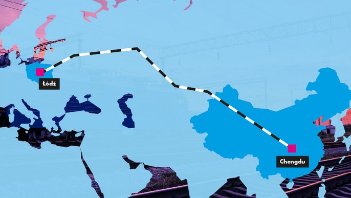 Istniejące od 2013 roku połączenie kolejowe cargo z łódzkiego Olechowa do chińskiego Syczuanu jest najszybszym w Europie, a także jedynym, które ma ustalony harmonogram przewozów na cały rok - fot. z arch UMŁ